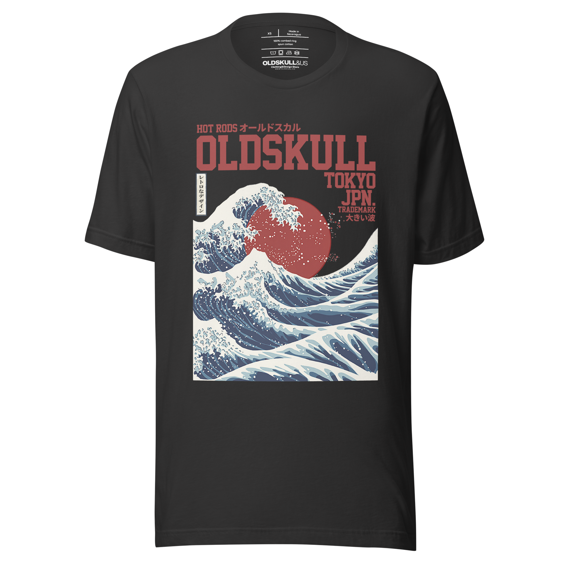 Great Wave Unisex t-shirt – OLDSKULL&US